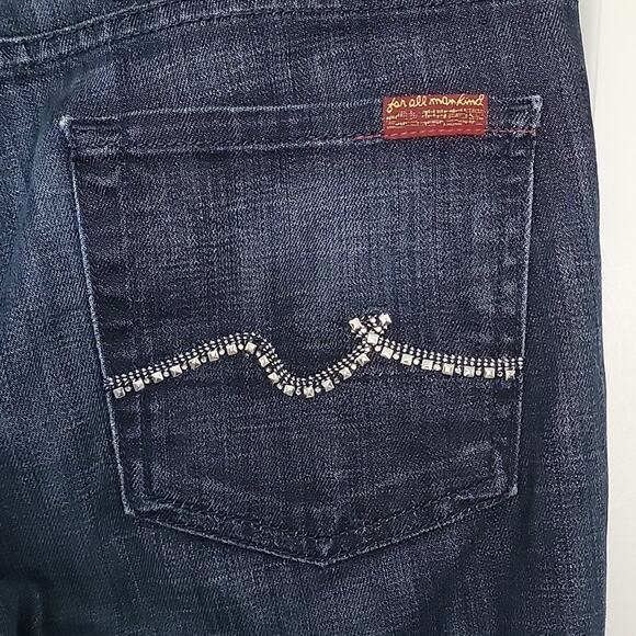 7 for all Mankind High Waist Bootcut Jeweled Pocket Jeans, 29 - Picture 2 of 7
